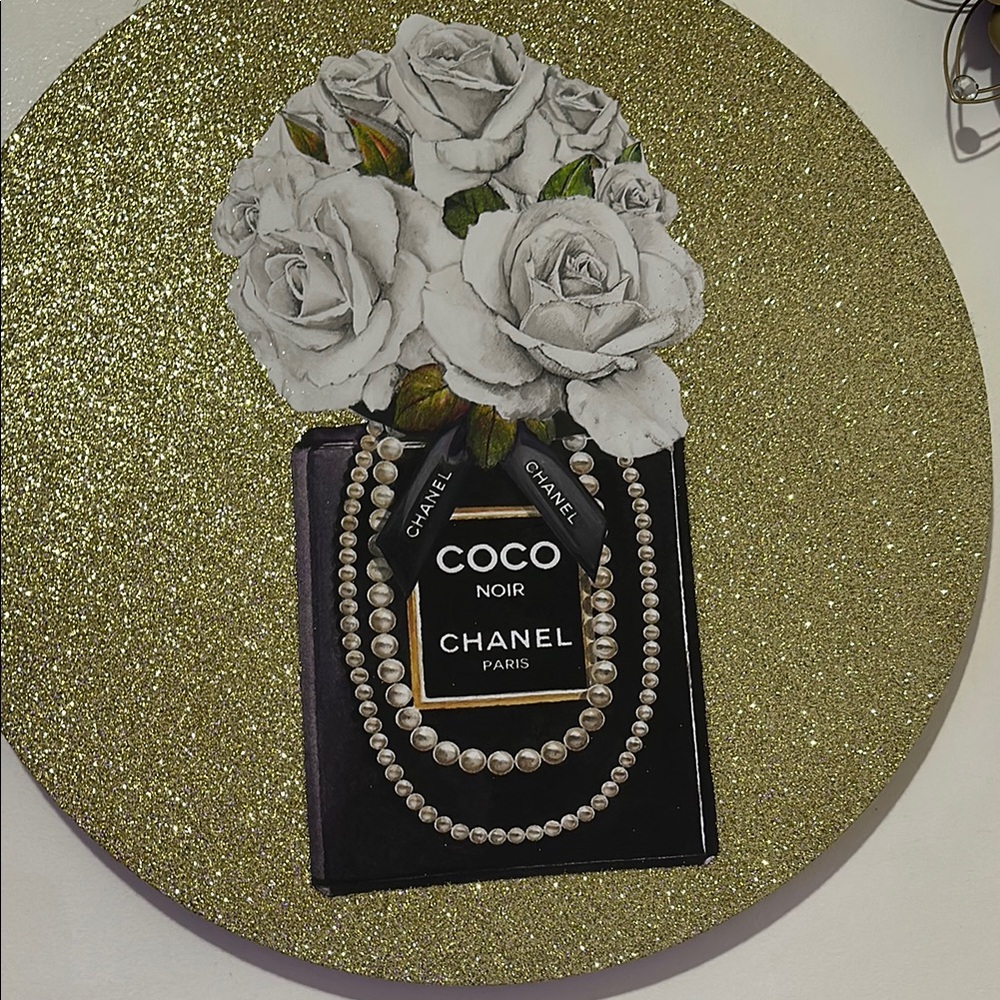 Chanel Coco Noir Big Art Piece Canvas For Bedroom Bathroom Office etc Decor